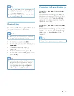 Preview for 26 page of Philips Fidelio DCW8010 User Manual