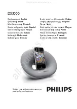 Philips Fidelio Docking speaker DS 3000 Quick Start Manual предпросмотр