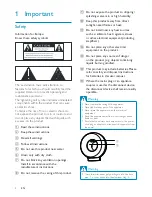 Preview for 4 page of Philips Fidelio DS3880W User Manual