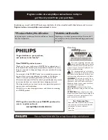 Preview for 2 page of Philips Fidelio DS8800W/37 User Manual