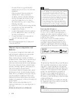 Preview for 7 page of Philips Fidelio DS8800W/37 User Manual