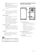 Предварительный просмотр 8 страницы Philips Fidelio E6 User Manual