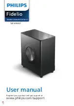 Philips Fidelio FW1 User Manual preview