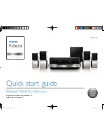 Philips Fidelio HTB9550 Quick Start Manual предпросмотр