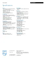 Preview for 3 page of Philips Fidelio HTL7180 Specifications