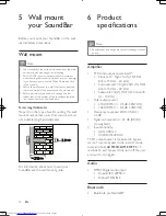 Preview for 15 page of Philips Fidelio HTL7180 User Manual