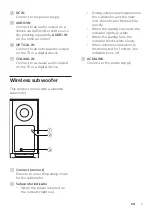 Предварительный просмотр 8 страницы Philips Fidelio SkyQuake B8 User Manual