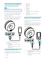 Предварительный просмотр 22 страницы Philips Fidelio SoundRing DS3801W/37 User Manual