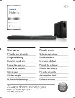 Philips Fidelio XS1 User Manual preview