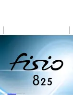 Philips Fisio 825 Owner'S Manual preview