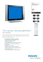 Philips FlatTV 20PF4121 Brochure preview