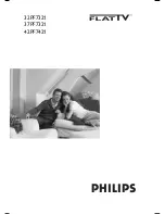 Philips FlatTV 32PF7321 Manual preview