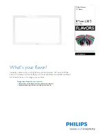 Philips Flavors 32FDF1013 Specifications preview