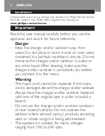 Preview for 6 page of Philips flexcare platinum User Manual