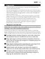 Preview for 63 page of Philips flexcare platinum User Manual