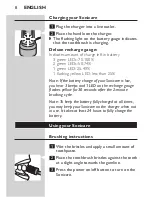 Preview for 8 page of Philips FLEXCARE RECHARGEABLE SONIC TOOTHBRUSH Manual