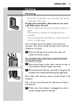 Preview for 13 page of Philips FLEXCARE RECHARGEABLE SONIC TOOTHBRUSH Manual