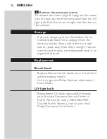 Preview for 16 page of Philips FLEXCARE RECHARGEABLE SONIC TOOTHBRUSH Manual