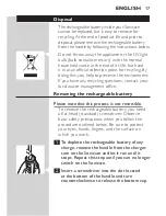 Preview for 17 page of Philips FLEXCARE RECHARGEABLE SONIC TOOTHBRUSH Manual