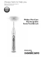 Philips FlexCare Rechargeablehx6962 Instructions Manual предпросмотр