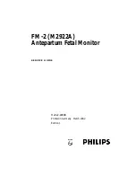 Предварительный просмотр 1 страницы Philips FM-2 Service Manual