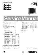 Philips FM242 Service Manual preview