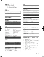 Preview for 16 page of Philips FMW154 User Manual