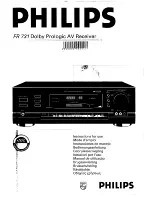 Preview for 1 page of Philips FR 731 Instructions For Use Manual