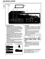 Preview for 6 page of Philips FR 911 User Manual