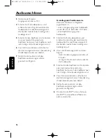 Preview for 36 page of Philips FR-SBCHC8900/00 User Manual