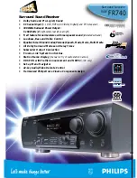 Preview for 1 page of Philips FR740 Specifications