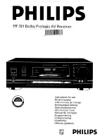 Preview for 1 page of Philips FR751 Instructions For Use Manual