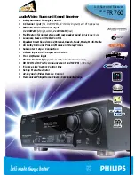 Philips FR760 Specifications preview