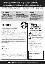 Preview for 2 page of Philips FR960 User Manual