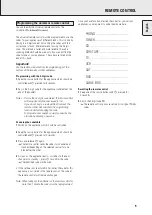 Preview for 9 page of Philips FR960 User Manual