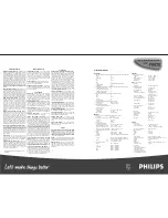 Preview for 2 page of Philips FR970/00 Specifications