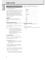 Preview for 8 page of Philips FR970/00 User Manual