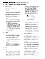 Preview for 4 page of Philips FTP2.2U Sevice Manual