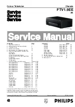 Preview for 1 page of Philips FTV1.9EE Service Manual