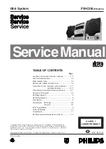 Philips FW-21M Service Manual preview