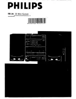 Предварительный просмотр 1 страницы Philips FW 25 User Manual