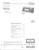 Philips FW 316C Service Manual preview