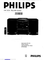 Philips FW 352C Instructions For Use Manual preview