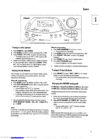 Предварительный просмотр 9 страницы Philips FW 352C Instructions For Use Manual