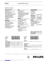 Philips FW 352C Specifications предпросмотр