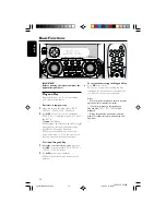 Preview for 12 page of Philips FW 355C User Manual