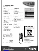 Preview for 2 page of Philips FW 358C Specifications