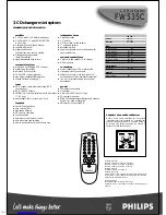 Предварительный просмотр 2 страницы Philips FW 535C Specifications