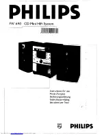 Preview for 1 page of Philips FW 690 Instructions For Use Manual