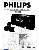 Preview for 1 page of Philips FW 790P Instructions For Use Manual